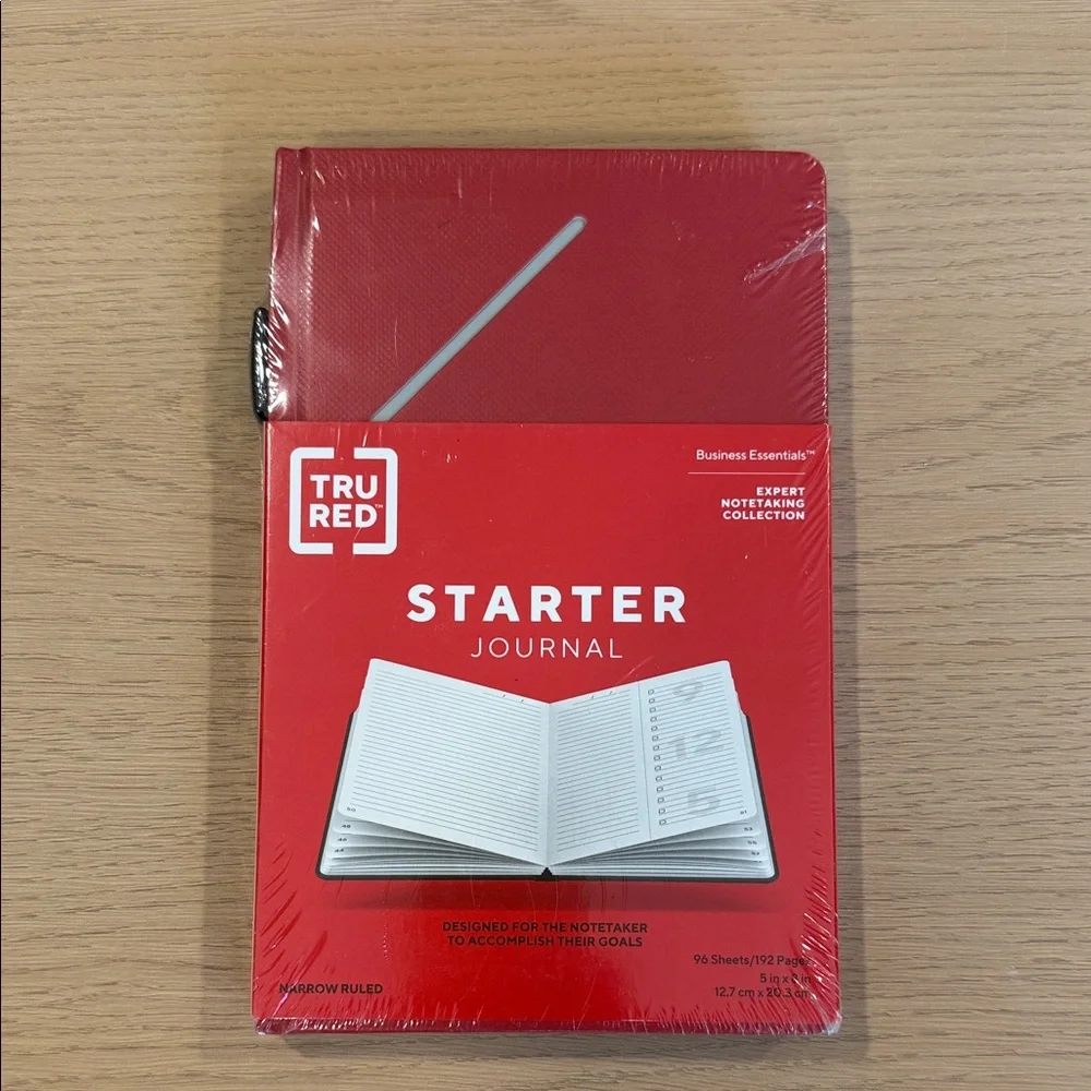 NWT TRU RED, Red Starter Journal